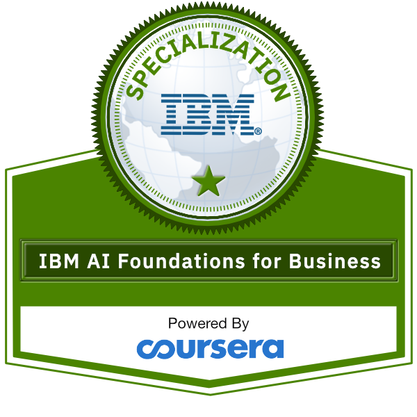 AI and cybersecurity certification badge