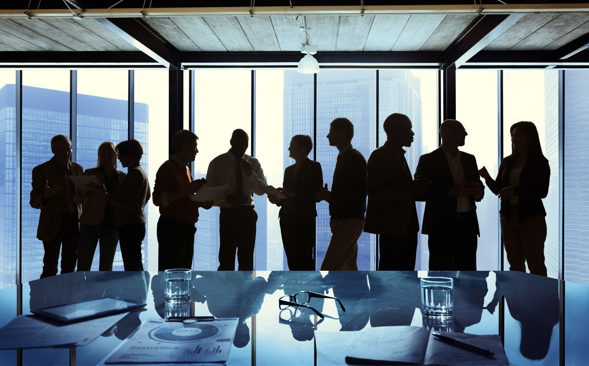 Strategic Cybersecurity Planning boardroom